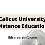 Calicut University Distance Education Admission 2026-27 | UG & PG Courses | Edcareersinfo