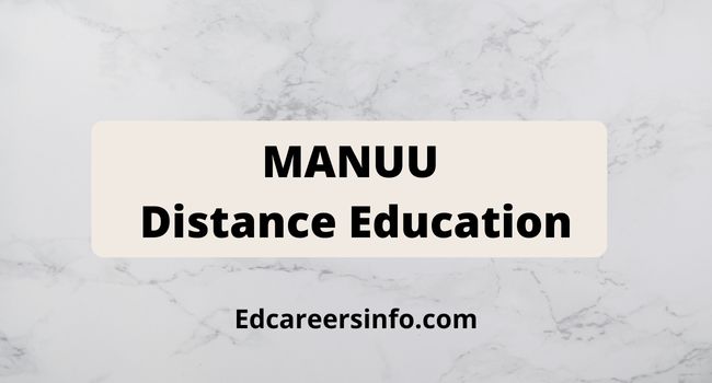 MANUU Distance Education